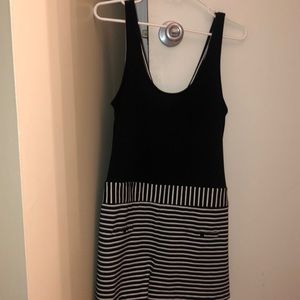 Black Striped Romper